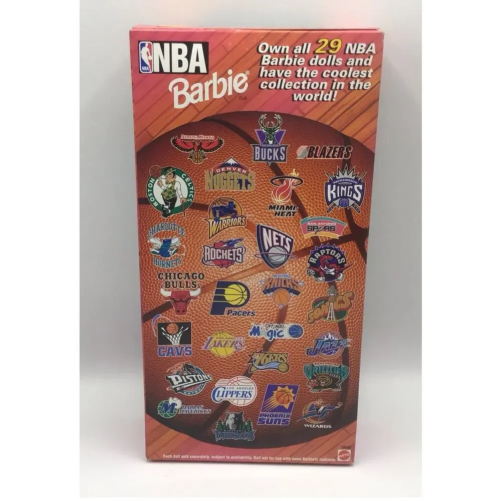 Vtg 1998 Chicago Bulls NBA Barbie Doll Mattel 20692 NRFB Official Team Uniform
